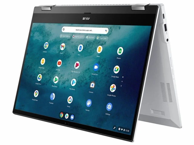 Asus laptop asus chromebook flip cx5500fea-e60029 wit qwerty - afbeelding 1 van  2
