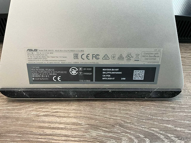 Asus m241d all-in-one desktop - afbeelding 4 van  9