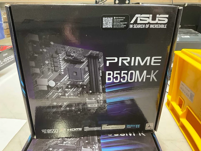 Asus prime b550m-k moederbord - afbeelding 1 van  3