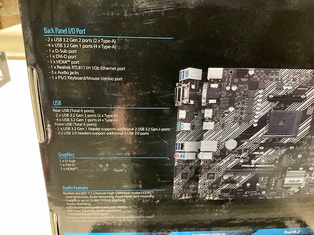 Asus prime b550m-k moederbord - afbeelding 3 van  3