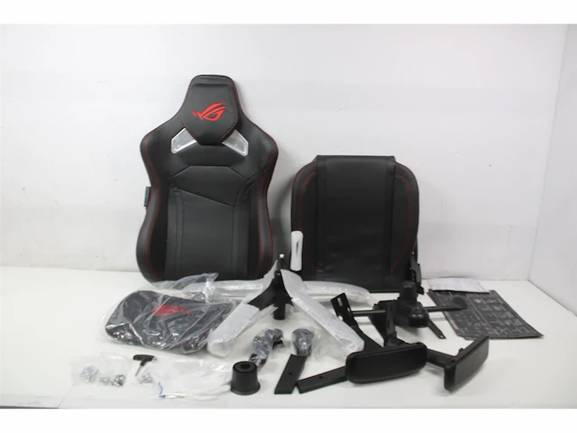Asus rog chariot x core universele gaming stoel gewatteerde zitting zwart - afbeelding 3 van  3