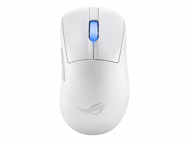 Asus rog keris ii ace white muis draadloos 54 gram 42.000dpi usb 2.0 8000hz rechtshandig 4 knoppen wit - afbeelding 1 van  4