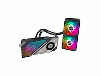 Asus rog strix lc radeon rx 6900 xt top edition 16gb gddr6 met 240mm radiator voor gpu en geheugen vloeistofkoeling - afbeelding 4 van  6