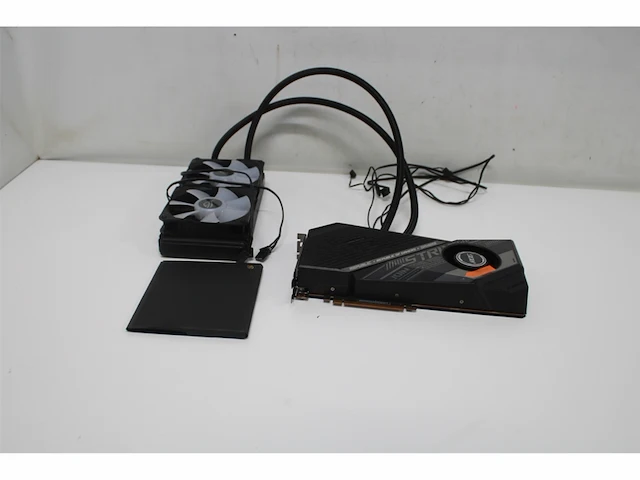 Asus rog strix lc radeon rx 6900 xt top edition 16gb gddr6 met 240mm radiator voor gpu en geheugen vloeistofkoeling - afbeelding 5 van  6