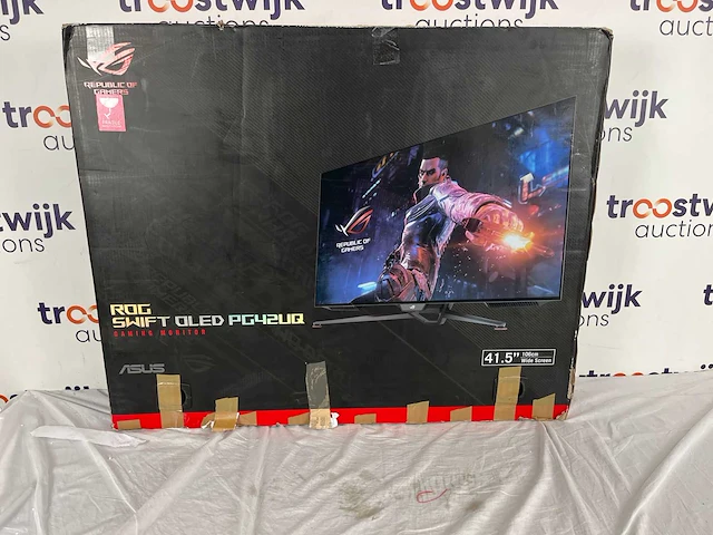 Asus rog swift pg42uq - 4k oled gaming monitor - hdmi 2.1 - 140hz - 42 inch - afbeelding 2 van  2