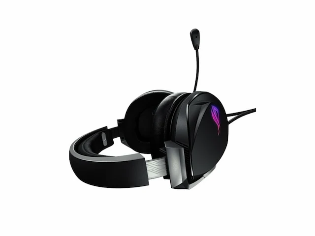 Asus rog theta 7.1 over ear headset gamen kabel 7.1 surround ruisonderdrukking zwart - afbeelding 3 van  5