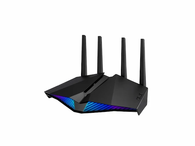Asus rtax82u ax5400 aimesh wifi router 5ghz 2.4ghz 5.4 gbit/s zwart - afbeelding 2 van  3