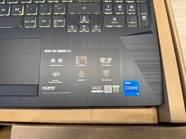 Asus tuf f15 15.6" gaming laptop - afbeelding 5 van  8