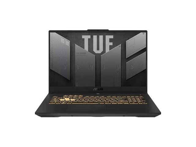Asus tuf gaming f17 fx707zm-hx011w intel® core™ i7 i7-12700h laptop 43,9 cm (17.3") full hd 16 gb ddr5-sdram 1 tb ssd nvidia geforce rtx 3060 wi-fi 6 (802.11ax) windows 11 home grijs - afbeelding 1 van  3
