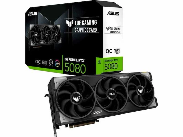 Asus tuf gaming geforce rtx 5080 grafische kaart - afbeelding 1 van  5