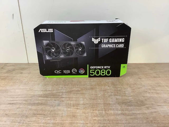 Asus tuf gaming geforce rtx 5080 grafische kaart - afbeelding 2 van  5
