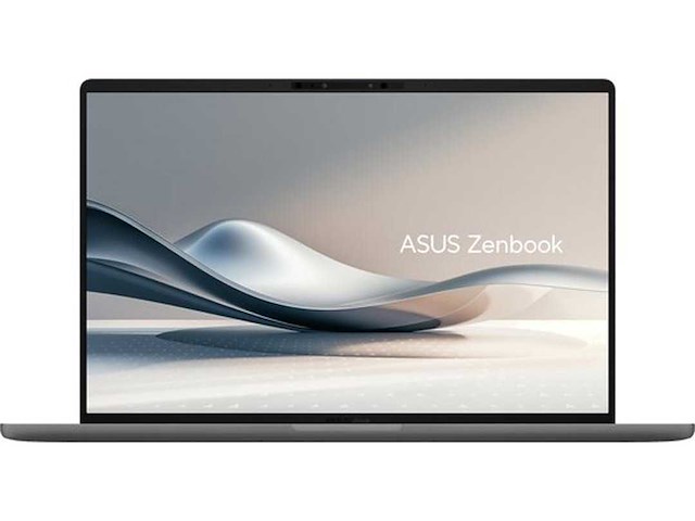 Asus zenbook a14 ux3407qa-qd237w copilot+ pc qualcomm snapdragon x1-26-100 laptop 35,6 cm (14") wuxga 16 gb lpddr5x-sdram 1 tb ssd wi-fi 6e (802.11ax) windows 11 home belgisch grijs - afbeelding 1 van  2