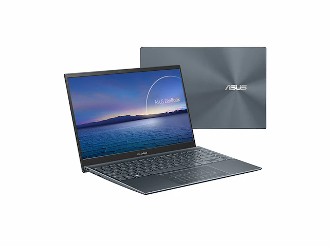 Asus zenbook pc portable 14" fhd (i71165g7 ram 16go ssd 512go windows 10 azerty - afbeelding 1 van  6