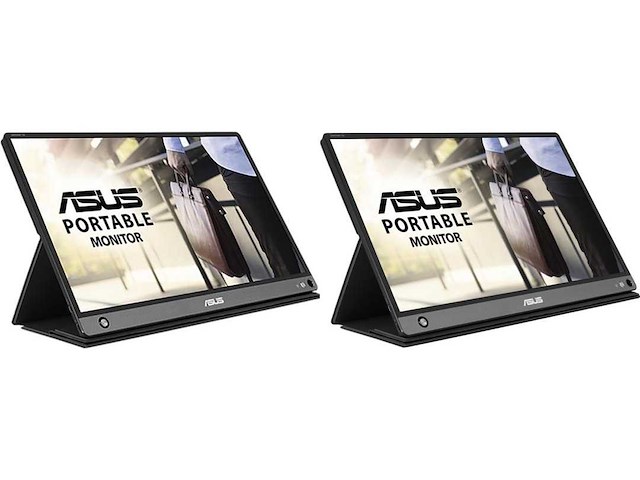Asus zenscreen mb16ahp computer monitor 39,6 cm (15.6") 1920 x 1080 pixels full hd led zwart + asus zenscreen mb16ahp - ips portable monitor - 15.6 inch - afbeelding 1 van  2