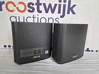 Asus zenwifi ax (xt9) ax7800 - 2 stuks (zwart) - afbeelding 2 van  4