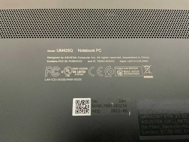 Asustek computer inc. zenbook ux425qa_um425qa (reparatieproduct) - afbeelding 4 van  5