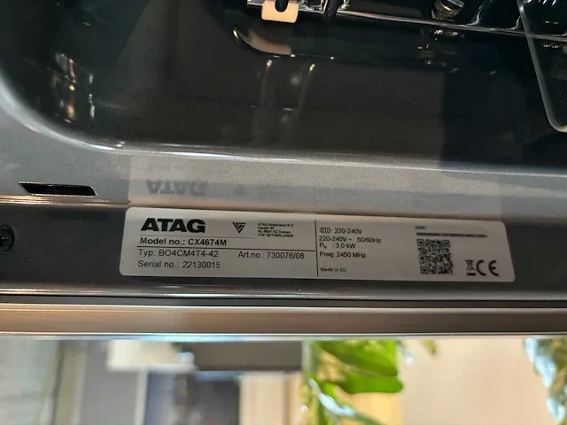 Atag - cx4674m - combi magnetron (c) - afbeelding 3 van  3