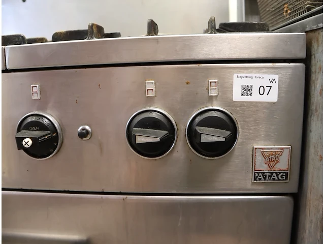 Atag 6 pits / oven - afbeelding 3 van  4