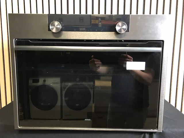 Atag bcm46121c inbouw combi oven - afbeelding 1 van  3
