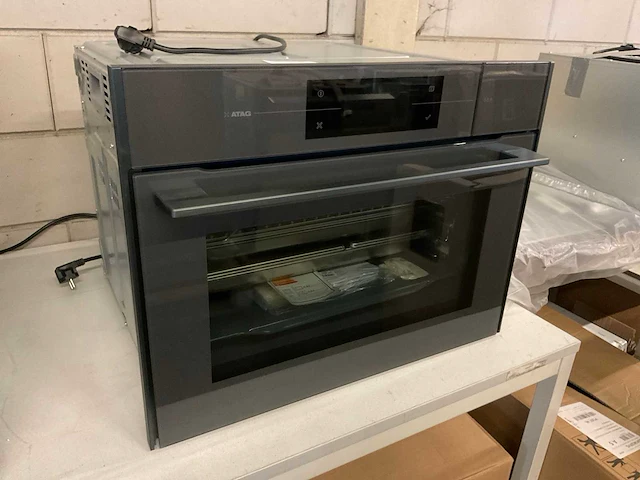 Atag cs4585m1c inbouw combi stoomoven - afbeelding 1 van  8