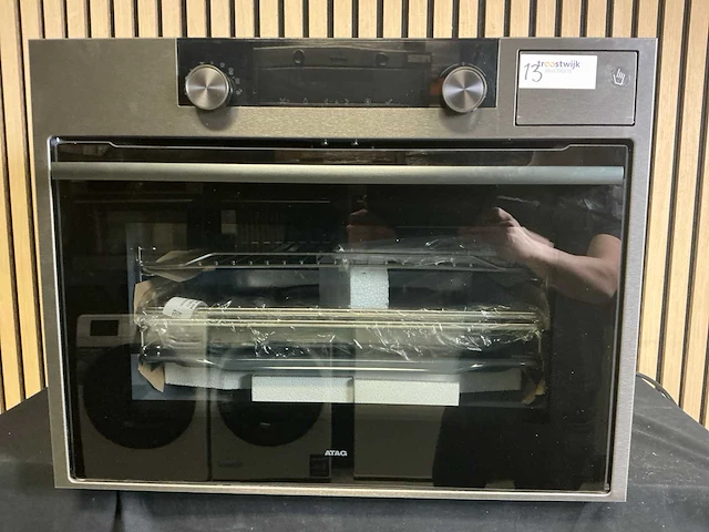 Atag cs46121c. inbouw combi stoomoven - afbeelding 1 van  8