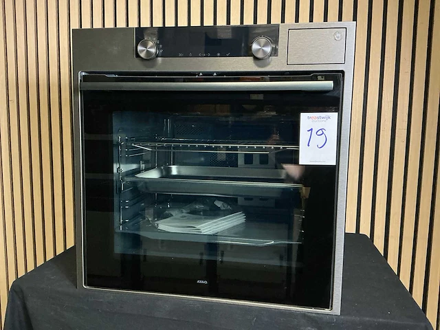 Atag cs66121c inbouw combi stoomoven - afbeelding 1 van  6