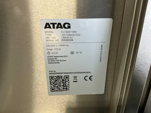 Atag cu122511rm plafondunit afzuigkap - afbeelding 5 van  6