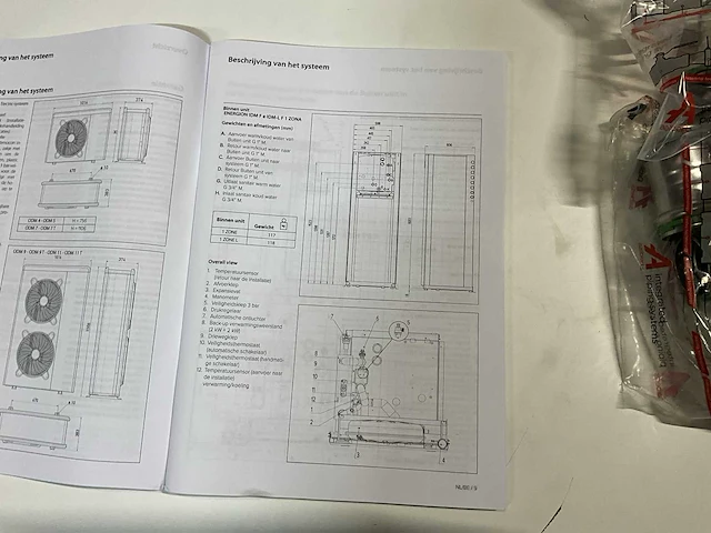 Atag energion idm f warmtepomp binnenunit (3x) - afbeelding 2 van  10