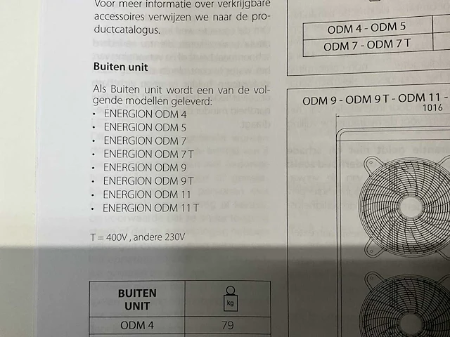 Atag energion idm f warmtepomp binnenunit - afbeelding 2 van  10