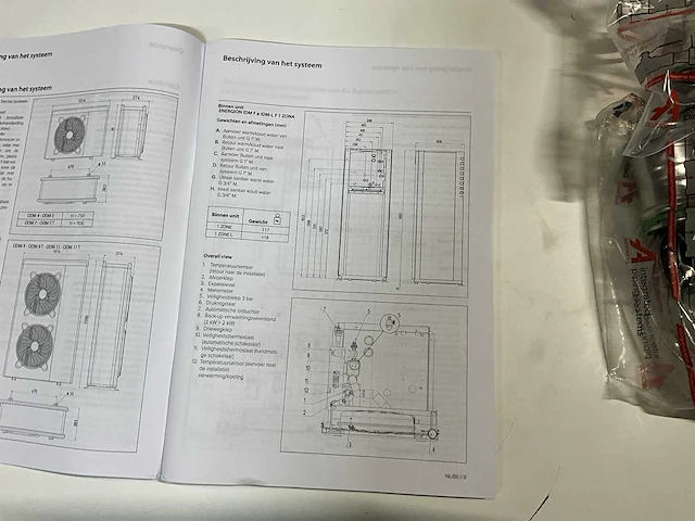 Atag energion idm f warmtepomp binnenunit - afbeelding 10 van  10