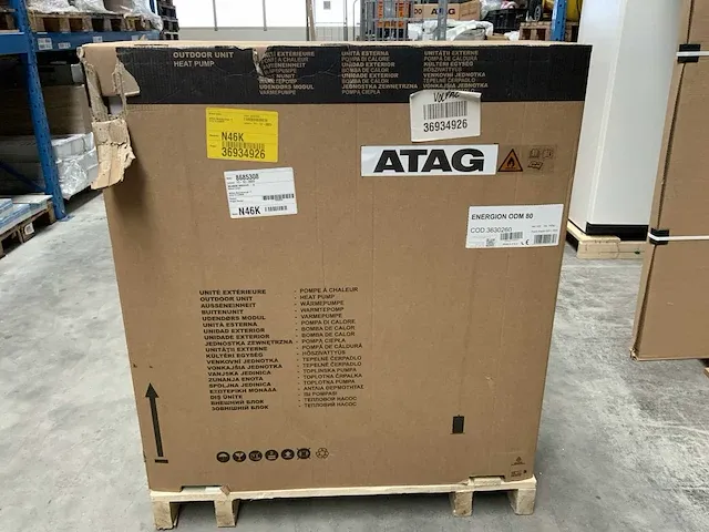 Atag energion odm 80 warmtepompboiler buiten unit - afbeelding 3 van  6