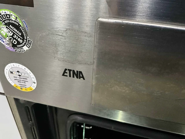 Atag & etna rvs werktafel met fornuis en oven - afbeelding 2 van  13