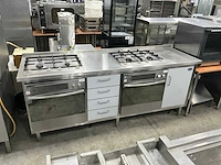 Atag & etna rvs werktafel met fornuis en oven - afbeelding 7 van  13