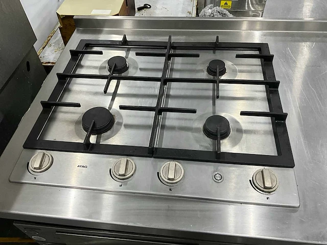Atag & etna rvs werktafel met fornuis en oven - afbeelding 8 van  13