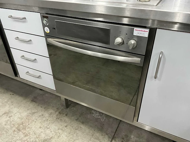 Atag & etna rvs werktafel met fornuis en oven - afbeelding 12 van  13