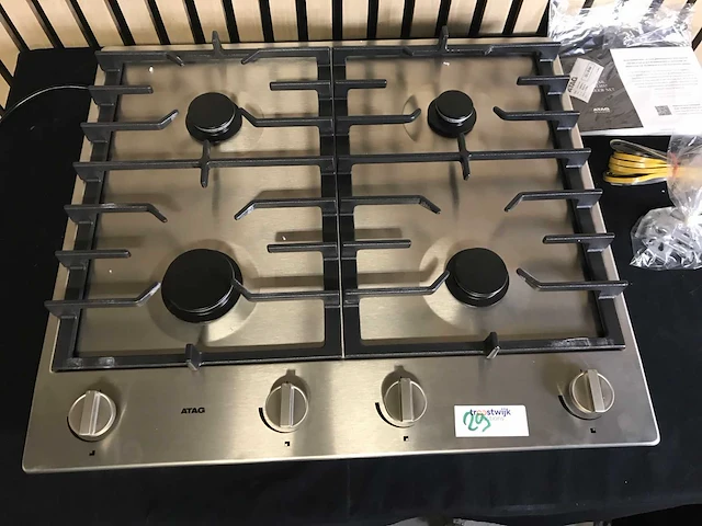 Atag hg6411bba inbouw gaskookplaat - afbeelding 2 van  3