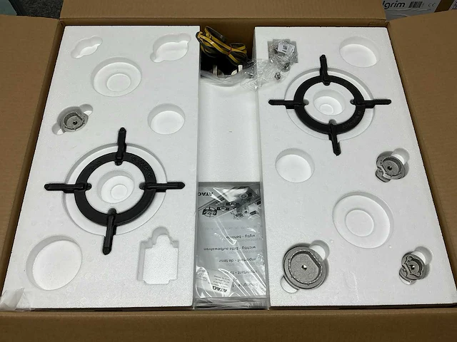 Atag hg6472mbb inbouw gaskookplaat - afbeelding 2 van  4