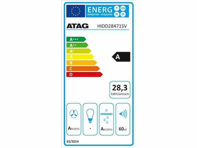 Atag hidd28471sv inductiekookplaat met geïntegreerde afzuiging - afbeelding 4 van  4