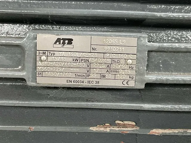 Atb ya 160l elektromotor - afbeelding 5 van  5