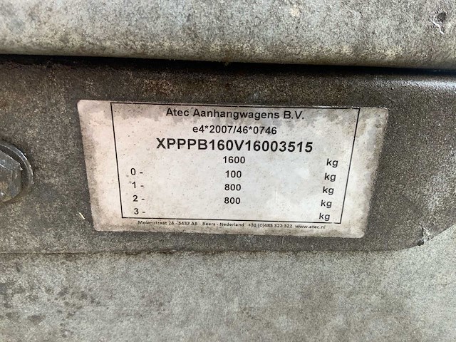 Atec olympialine paardentrailer - afbeelding 24 van  25