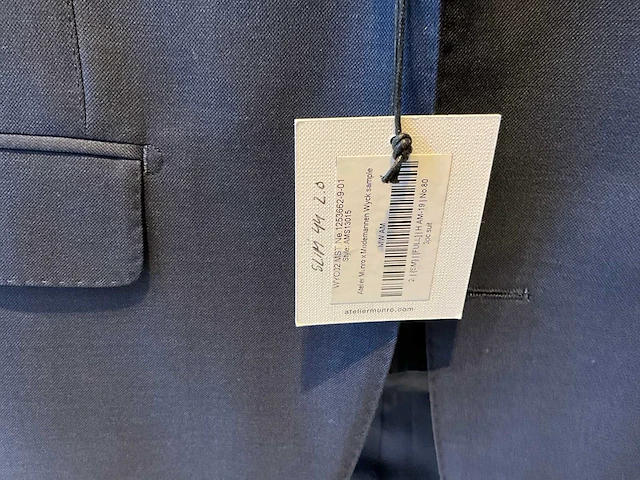 Atelier munro driedelig pak maat:44 slim - afbeelding 2 van  4