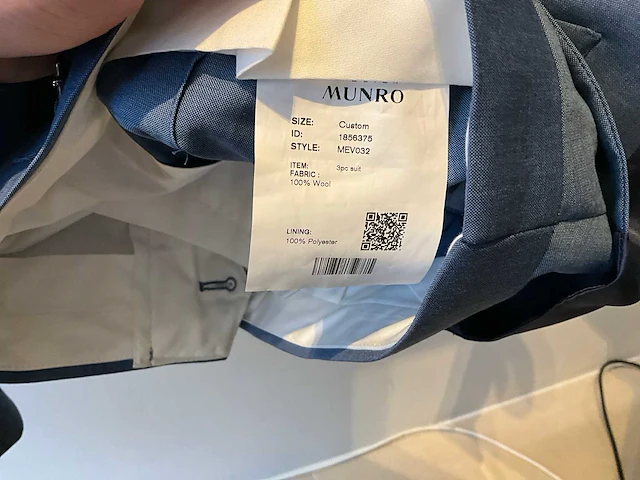 Atelier munro driedelig pak maat:52 - afbeelding 3 van  3