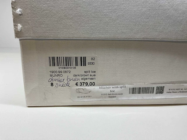 Atelier munro suède herenschoen maat: 8 - afbeelding 6 van  6