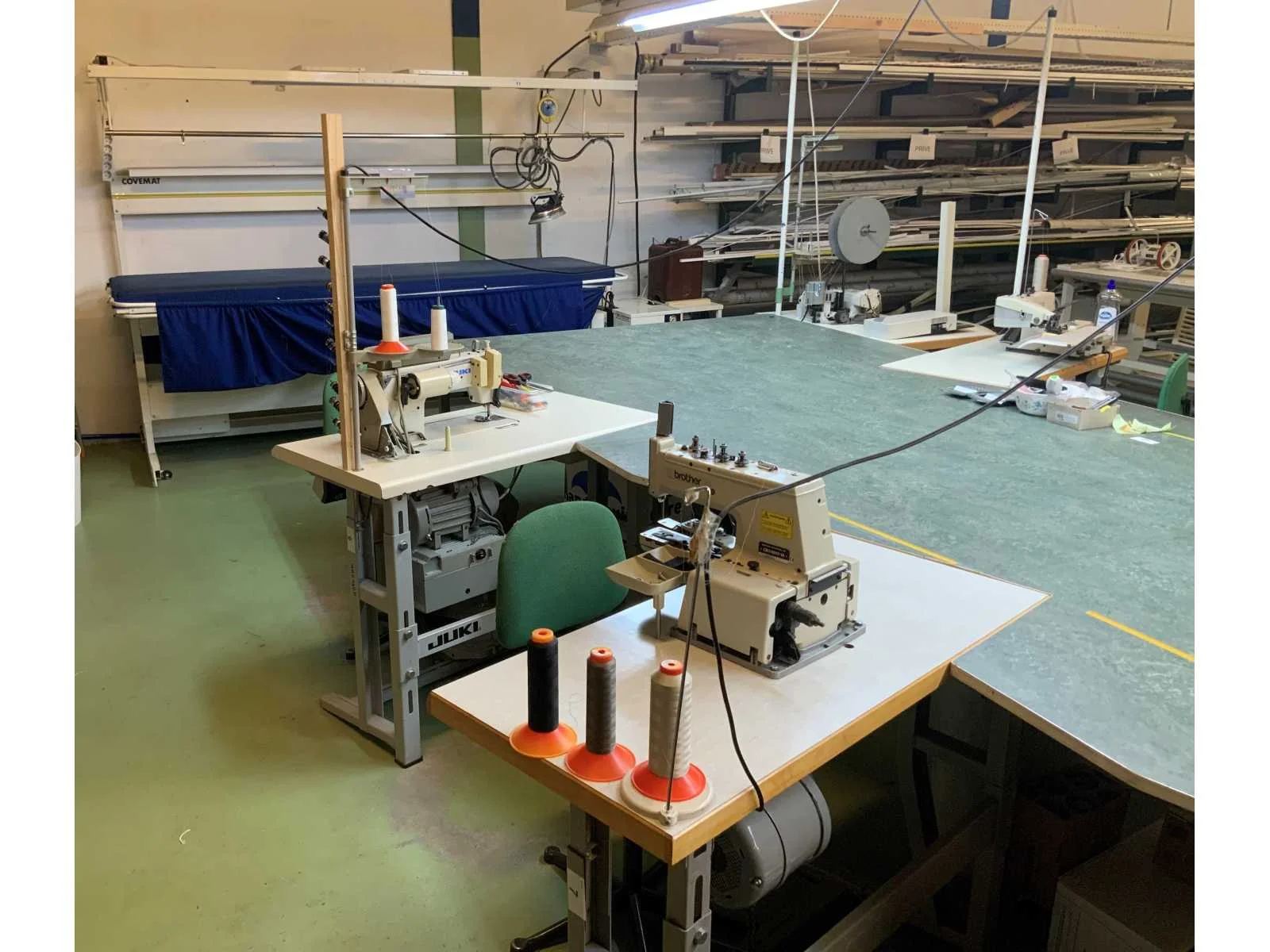 Atelier, winkel en voorraad van gordijnenhal.nl ivm bedrijfsbeëindiging