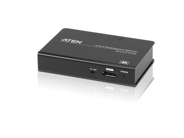 Aten vs194-at-g displayport-splitter 4096 x 2160 pixel zwart - afbeelding 1 van  3