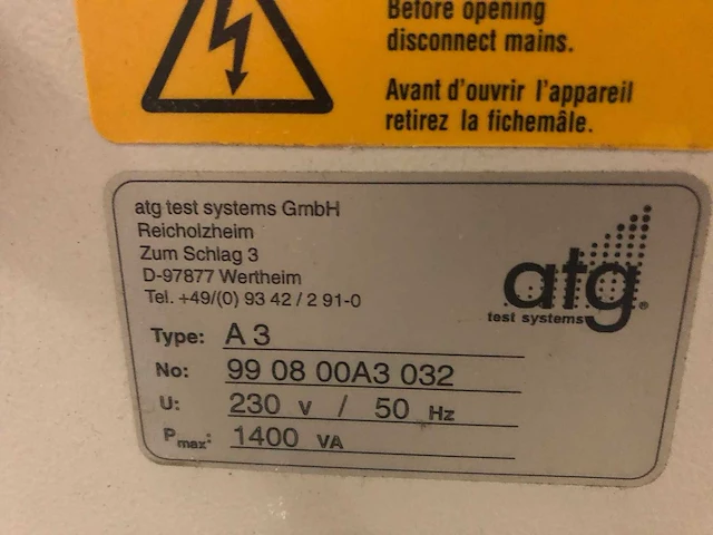 Atg - 1999 - a3 - flying probe tester - afbeelding 7 van  7
