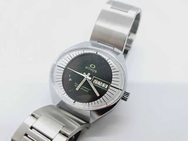 Athos daydate automatisch herenhorloge - afbeelding 2 van  8