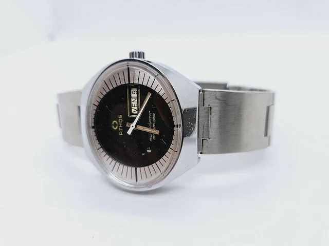 Athos daydate automatisch herenhorloge - afbeelding 5 van  8