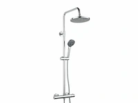 Atlantic asher regendouche (chroom)rond met handdouche (3 standen)met douchekraan