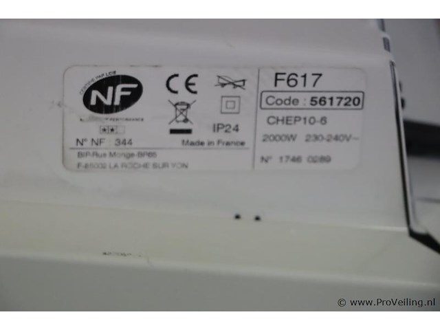 Atlantic & dimplex elektrische convector - diverse afmetingen - 3 stuks - afbeelding 4 van  9